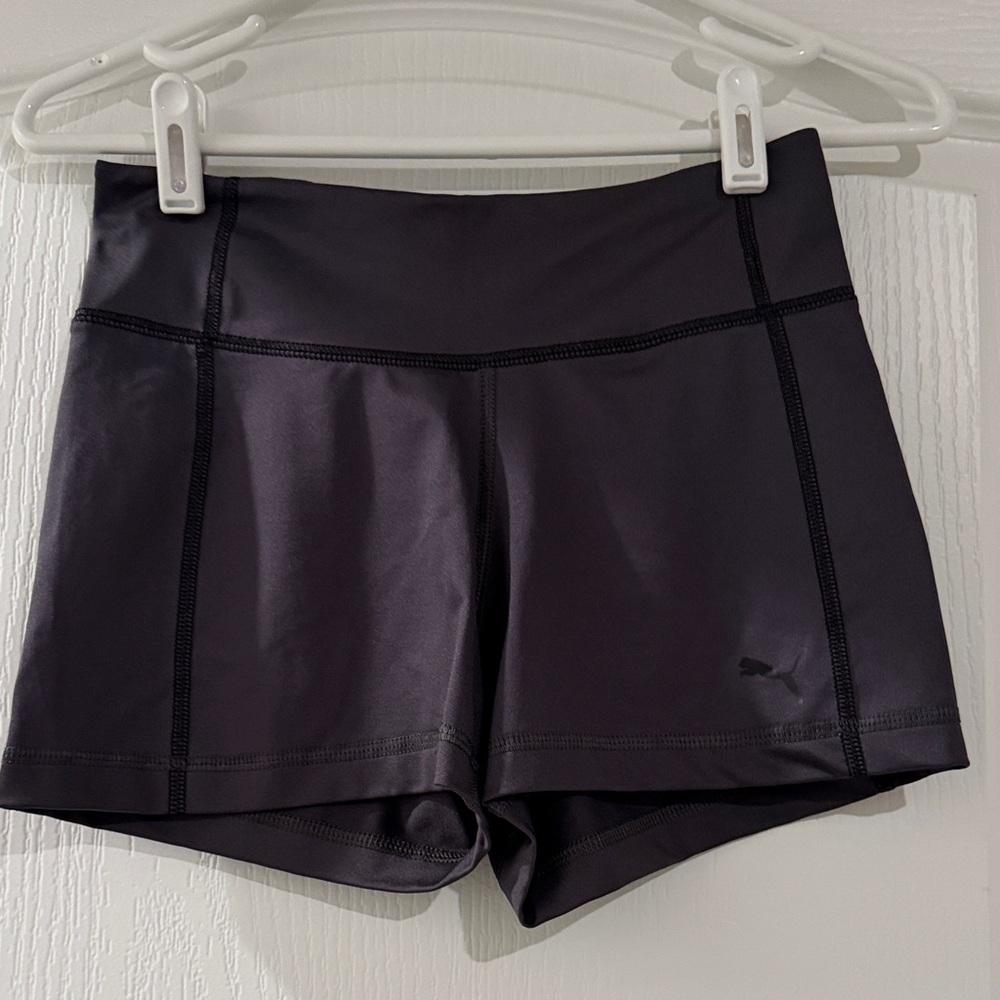 Puma Women's Sleek Black Athletic Shorts DryCell